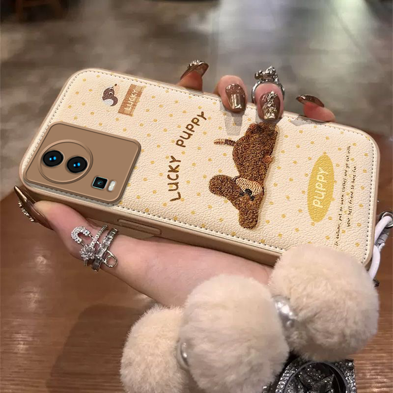 适用iQOONeo7SE手机壳vivoiQOONeo保护套iQOO新款爱酷iQNeo外壳iQ00Neo硅胶全包防摔vivoNeo简约创意英文小狗