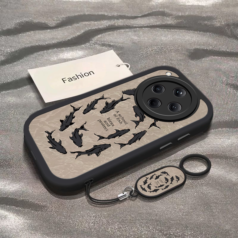 适用oppofindx8手机壳x7ultra新款FindX6pro英文锦鲤x3硅胶套opopFINDX5Pro镜头全包防摔opp0pp0ppofandx男女