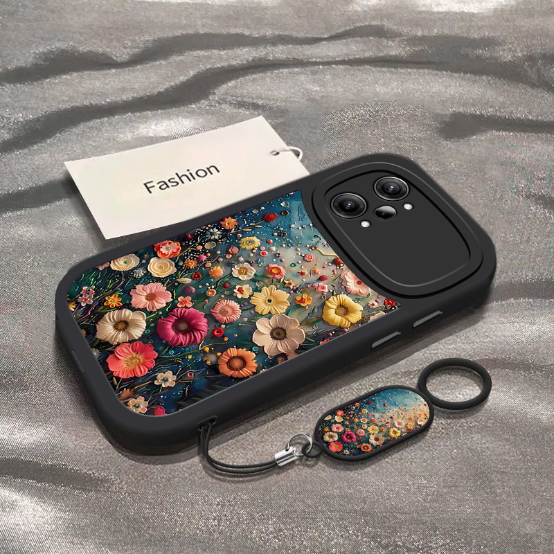 适用OPPOK10Pro手机壳K10Pr0保护套OPPO新款OPK软硅胶OPPK全包防摔0PP0PPOK高级感外壳软Por5G女款油画花海