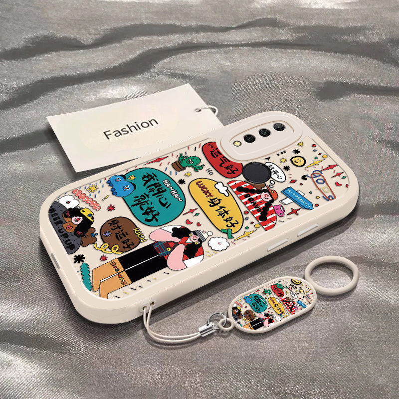 适用荣耀Play3手机壳华为HONORPlay3保护套Paly新款H0N0RPlay外壳软硅胶HONOR全包防摔HONORPiay女我开心就好