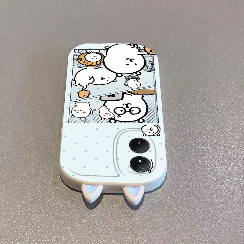 适用荣耀畅玩50plus手机壳60新款20/40s自嘲熊华为畅玩30puls全包防摔畅玩20pro硅胶套8c女生m软外壳9a萌卡通