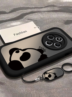 适用红米14R手机壳小米Redmi14R5G保护套2411DRN47C新款外壳R14气囊磨砂RED全包Redim防摔Redmin男女可爱熊猫