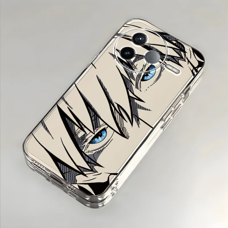 适用红米K80手机壳K70新款RedmiK60至尊版五条悟小米k50pro透明套k60e全包防摔k40s男女k30动漫k20pro软外壳