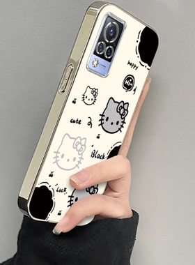 适用vivoS9手机壳V2072A套vivo新款S9E外壳vovos新品硅胶viovs步步高维沃viv0vo全包vos防摔vicos电镀KT猫女