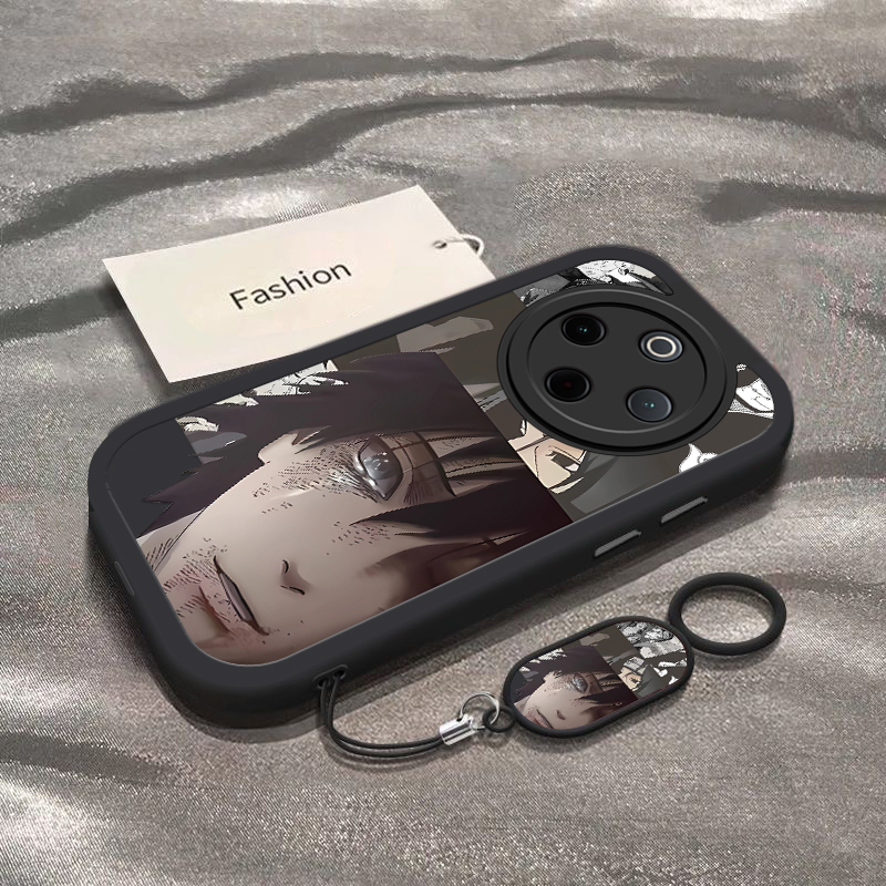 适用vivoy300pro手机壳y200新款Y100i佐助y35眼神y53s硅胶vovoy52s全包y31s标准版防摔y33s软y32t套y30g外壳