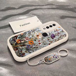 女U3X外壳t2x高级感T1X Z5碎境花卉vovoT1全包防摔Z6硅胶套viviz3x软z1i青春版 适用vivoz5x手机壳新款 vivoz3i