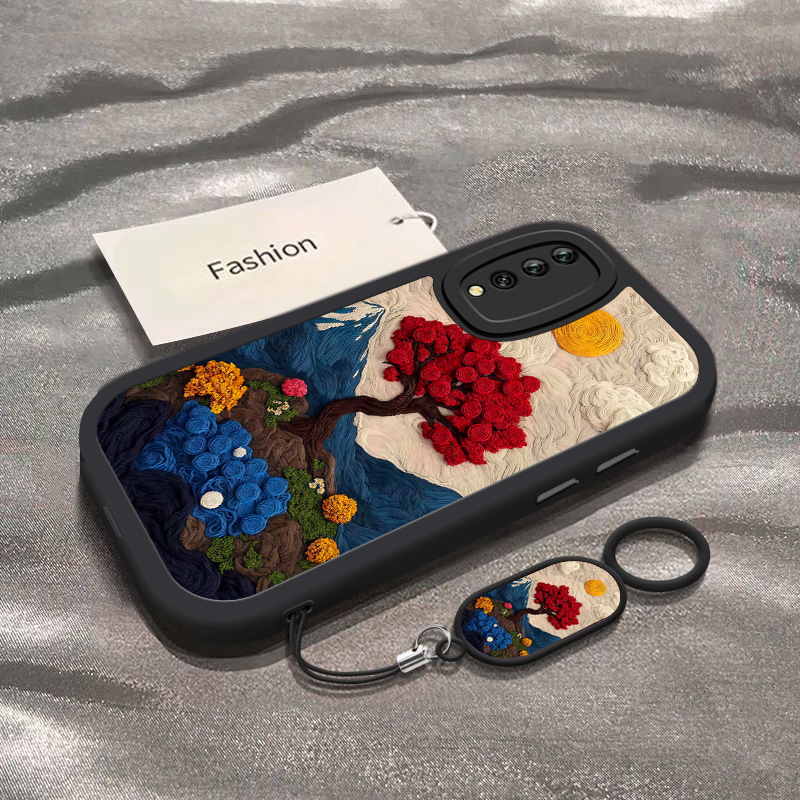 适用NzoneS7Pro手机壳鼎桥M40/P50新款山川玫瑰树雷鸟FF1硅胶华为智选NZNOE50pro全包防摔s7por+5g套N8pro女