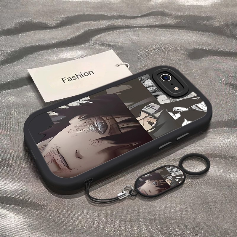 适用苹果6s/7/8plus手机壳新款iPhoneXSmax防摔XR外壳5SE硅胶11pro全包12/13保护套i14P佐助眼神15男16女17