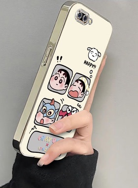 适用OPPOR11手机壳OPPO新款R11S套OPR十一Plus电镀四宫格小新全包防摔SPlus外壳or/por啊opopr男poopr女oopor