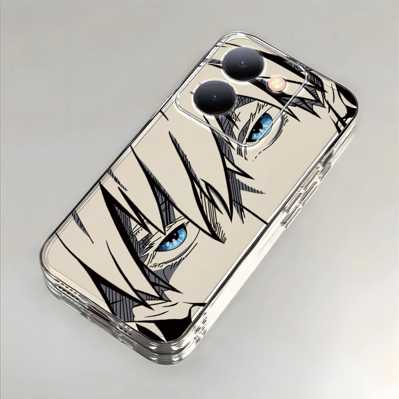 适用vivoy78手机壳新款y77e五条悟y76s透明套vovoy66/y73s/y71t全包防摔y93s动漫软viviy85a男女y70s高级感m+