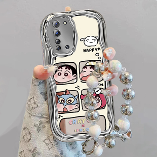 适用OPPOReno3手机壳OPPO新款Reno套OPPOReon可爱0PP0Ren03Pr0高级感OPPORone全包防摔Por5G女生电镀奶油小新