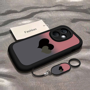 k9x硅胶保护套k7x k3渐变爱心k9s外壳k1潮女带挂绳 oppok10pro全包防摔K10活力版 适用oppok11手机壳K12新款