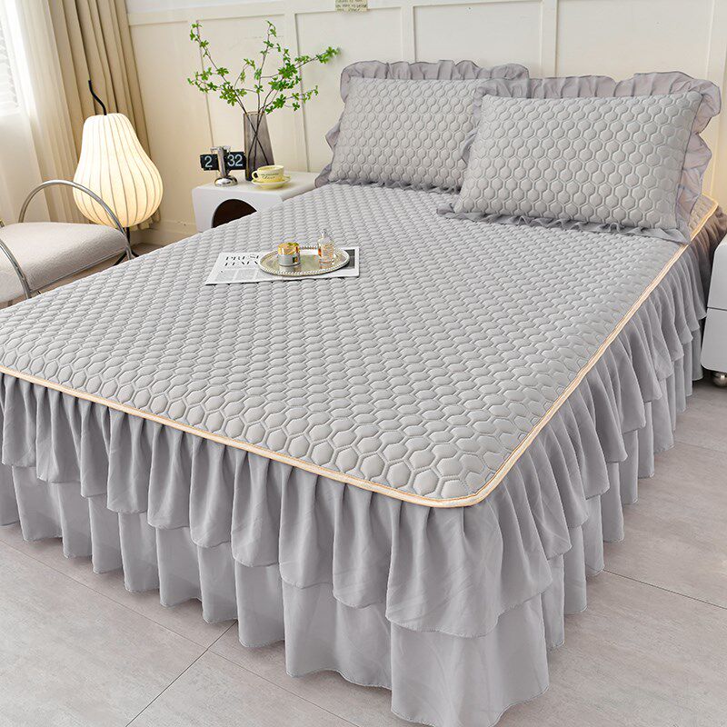 乳胶冰丝凉席三件套夏天q可机洗软垫床上用品水洗空调席1.8m床裙,床上用品,乳胶席,淘宝优惠券,粉丝福利购,淘宝优惠卷