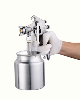 F75油漆喷枪w71气动修补皮y具k3家具汽车涂料胶水高雾化普通喷漆