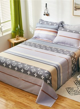 100%纯棉床单单件1.o2m1.5米1.8床新疆全棉被单床罩学生宿舍单双