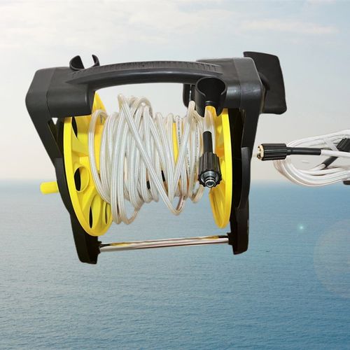 家用高压洗e车机收管器进水便携刷车水管水车收纳架盘管架缠绕卷