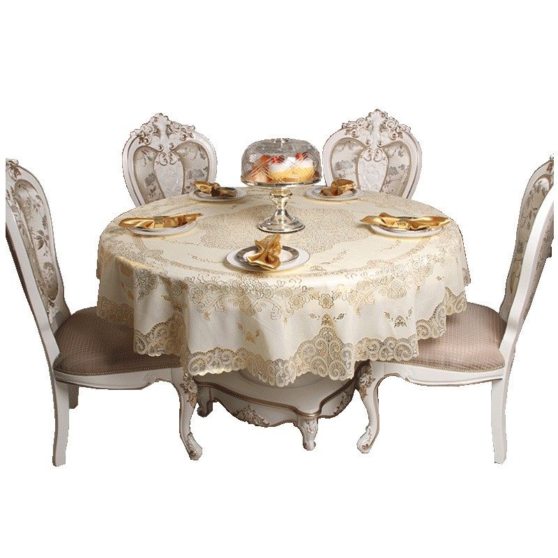 好多家PVC圆桌布防水免洗欧式圆形桌布加大 烫Q金银印花圆餐桌台,居家布艺,桌布,淘宝优惠券,粉丝福利购,淘宝优惠卷