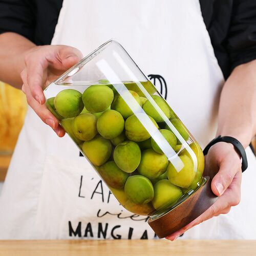 泡酒玻璃瓶家用杨梅青梅果子酒专用E酒瓶加厚耐热高硼硅密封储物