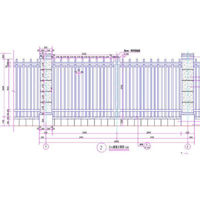 自贸区围墙栏杆商场酒店铁艺护栏深圳氟碳粉栅栏欧美景观锌钢护栏