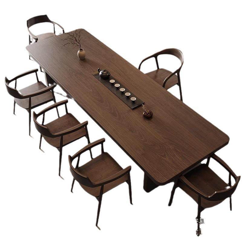 实木家用茶桌椅组合大板茶台禅意办公桌原木功夫现代简约,商业/办公家具,茶台/茶桌,淘宝优惠券,粉丝福利购,淘宝优惠卷