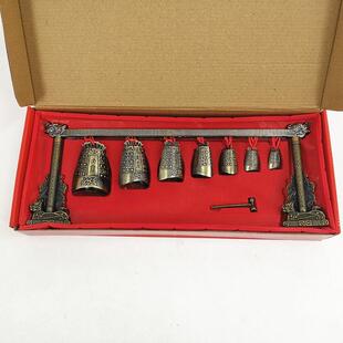 仿古乐器双层编钟复古青铜器击打乐器工艺品单层铃铛编钟