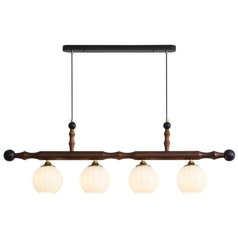 中古风餐厅吊灯2025新款复古餐桌吧台一字高级氛围感护眼灯具灯饰,家装灯饰光源,智能吊灯,淘宝优惠券,粉丝福利购,淘宝优惠卷