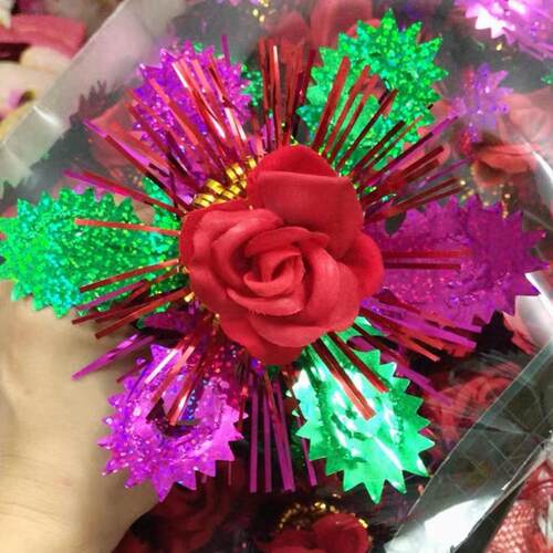 中秋节折塔饰品高花丛仿真花折塔折花蓝装饰花丛斋菜花糖塔花