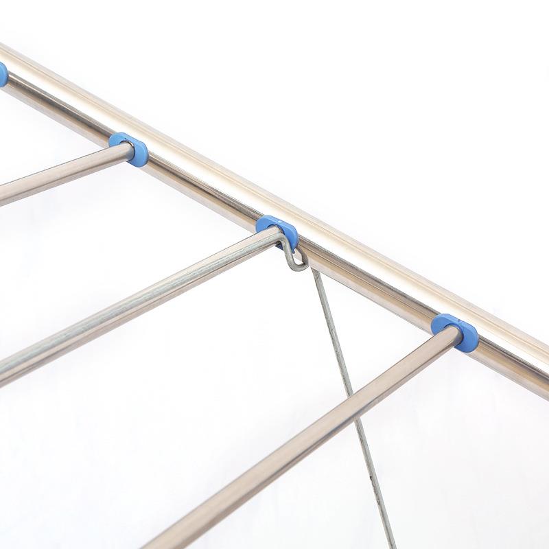 新款2022不锈钢晾衣架翼型落地折叠托挂无品牌/衣收纳鞋被夹晾晒