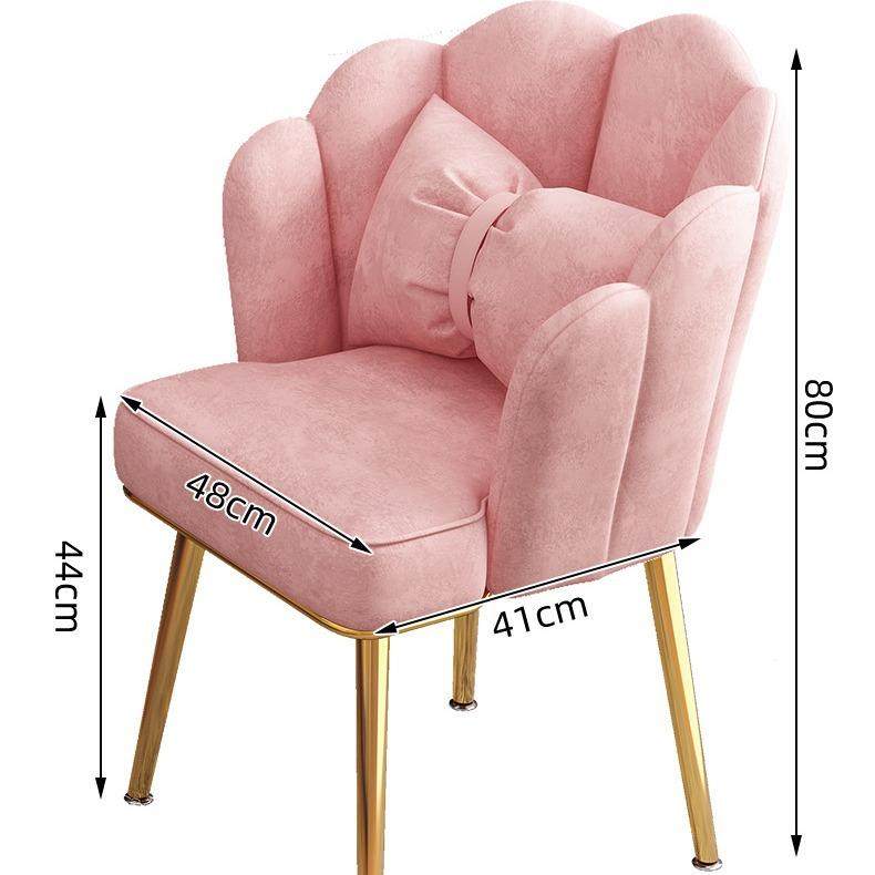 梳妆凳美甲椅女生卧室化妆靠背椅梳妆台凳子轻奢椅子网红花瓣椅,住宅家具,梳妆凳,淘宝优惠券,粉丝福利购,淘宝优惠卷