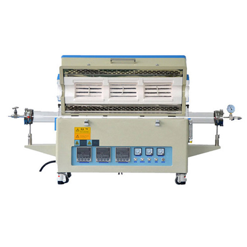 莱步科技OTL1200-1200-1200-60三温区管式炉实验室管式炉高温电炉