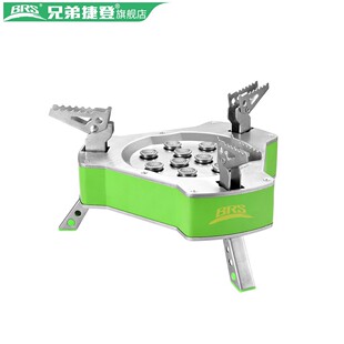 兄弟BRS-80户外炉具便携气炉自驾游野外露营装备防风炉子十星炉