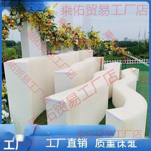 创意展示台多功能伸缩折叠纸展示架落地陈列架瓦楞纸凳纸质置物架