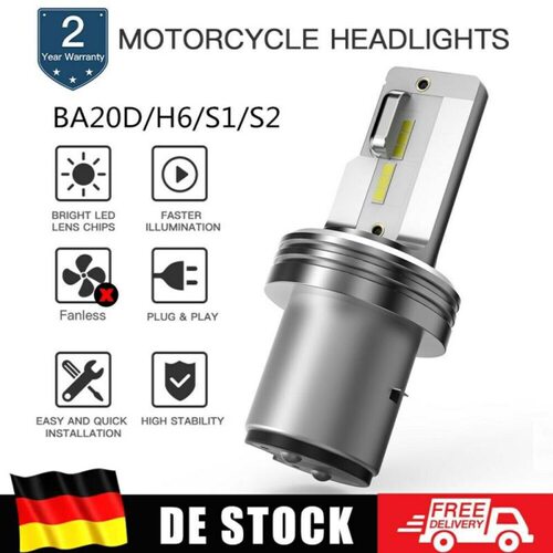 热销H6摩托车4-LED大灯泡前照灯