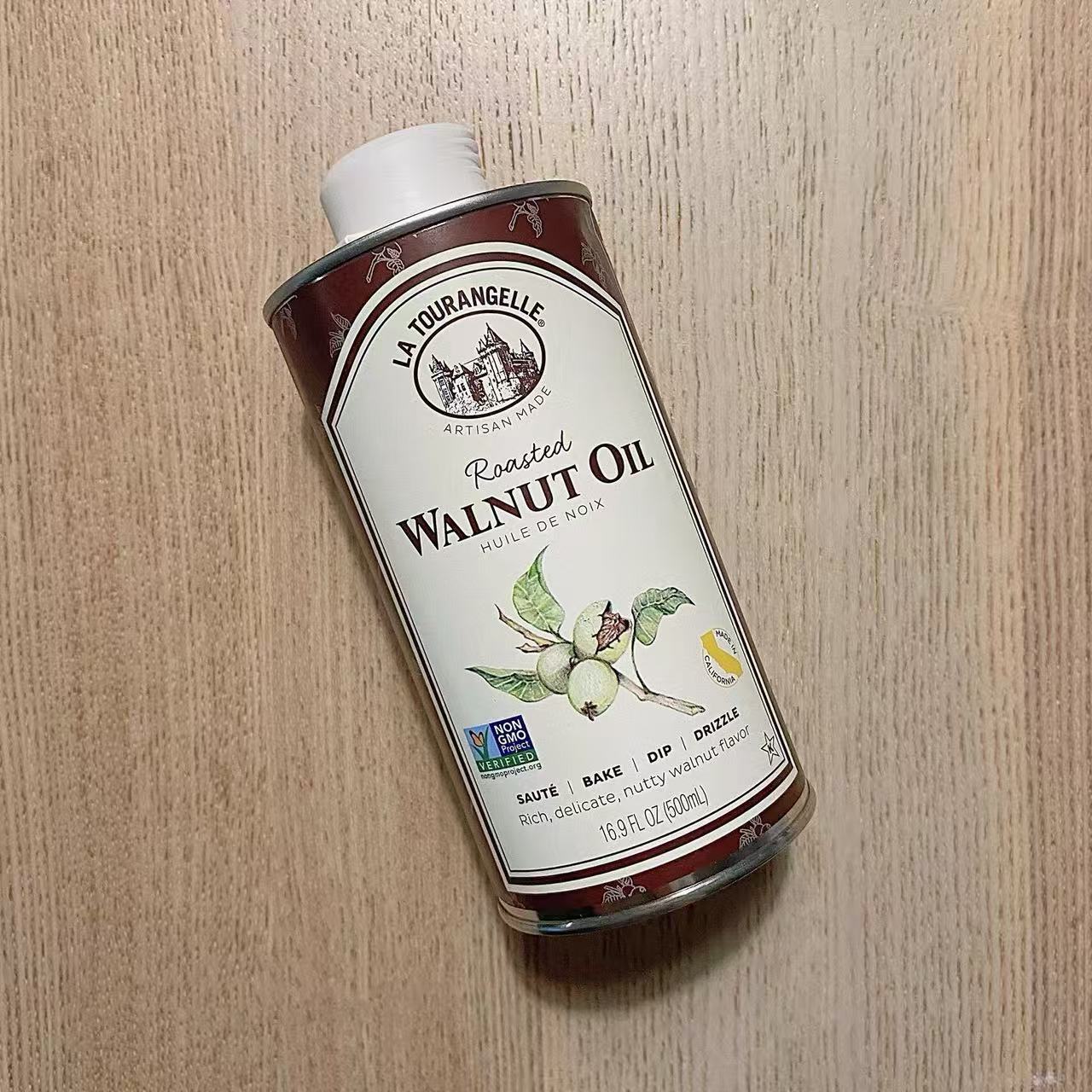 美国代购La Tourangelle杜拉蓝乔核桃油食用油初榨核桃油 500ml