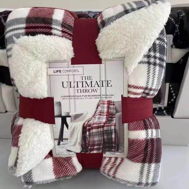 美国新品life comfort 毛毯加厚 空调毯秋冬毛毯