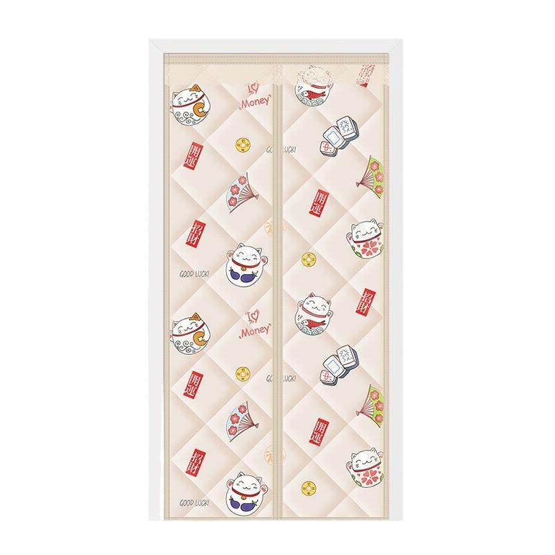 棉门帘子冬季保暖防风加厚家用挡风防寒自吸磁吸农村冬天保温隔音