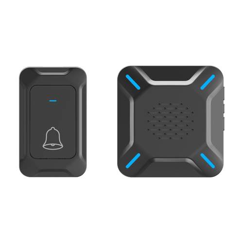 新款无线门铃一键静音全密闭防水防尘家用门铃音乐无线智能门铃