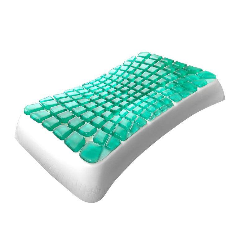 夏季清凉5D扇形凝胶枕头慢回弹护颈椎记忆棉枕芯家用成人睡觉枕头,床上用品,功能枕/保健枕/养生枕,淘宝优惠券,粉丝福利购,淘宝优惠卷