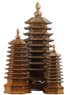 9层文昌塔摆件13十三九层送孩子礼物书房书桌面办公室装饰工艺品
