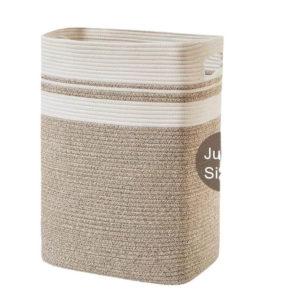 欧式棉绳编织脏衣篮洗衣篓家用宝宝玩具杂物置物篮子换季衣物收纳,收纳整理,脏衣篮,淘宝优惠券,粉丝福利购,淘宝优惠卷