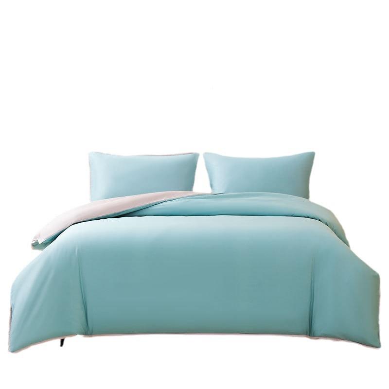 20人25棉全棉单独外被被套单件春一秋60支纯色单人四季纯薄双单独