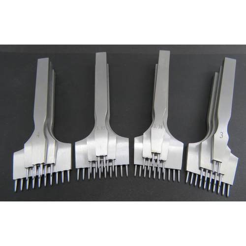 圆斩di手工皮革打孔工具非菱斩欧斩法斩斜平斩皮雕皮艺工具打孔