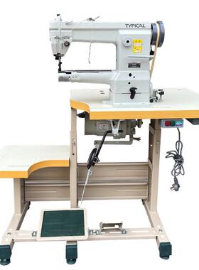 标准GC2603筒形高头车三同步中厚料皮革手袋箱包鞋帽类工业缝纫机