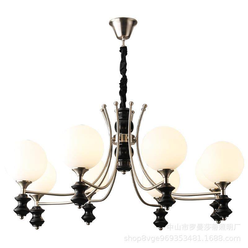 法式复古客厅吊灯2023新款护眼魔豆大厅主灯创意大气中古餐厅灯具,家装灯饰光源,智能吊灯,淘宝优惠券,粉丝福利购,淘宝优惠卷