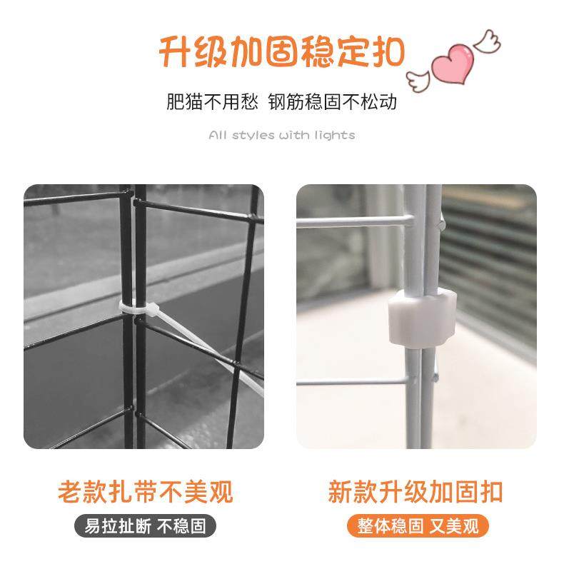 猫笼子猫别墅室内豪华猫窝家用带厕所可放猫砂盆幼猫猫舍三层猫屋