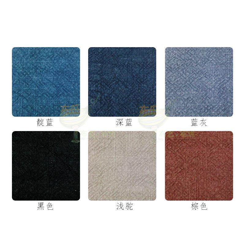 复古竹节麻加厚加密肌理水洗竹节棉麻布料秋冬家居服装面料