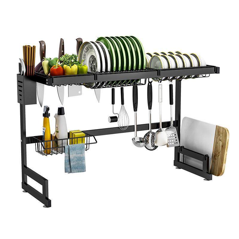 不锈钢厨房水槽置物架放碗筷碟沥水架洗碗池收纳沥水蓝水池收纳架,厨房/烹饪用具,抹布架/厨房清洁收纳架,淘宝优惠券,粉丝福利购,淘宝优惠卷