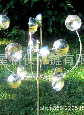 GardenWindSpinners新款户外旋转风车地插户外花园风车