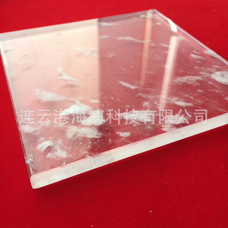 烧烤用 雪花石英玻璃片 耐温1100度 厂家高温透明半透明石英片
