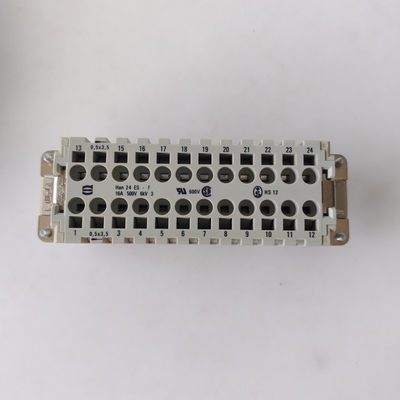 现货原装HARTING Han 24 ES-F 09330242716重载连接器母端24位16A
